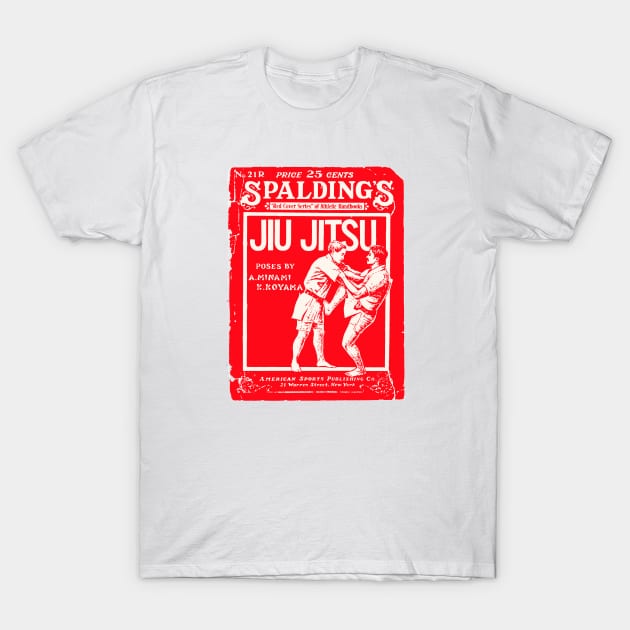 Spalding Jiu Jitus- Retro Vintage Martial Arts Magazine Cover T-Shirt by IceTees